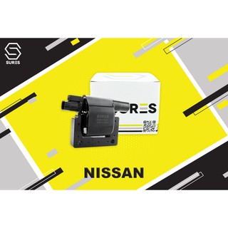 คอยล์จุดระเบิด NISSAN NV / Y10 / B13 / A31 - SURES MADE IN JAPAN - SCN-405 - คอยล์หัวเทียน 22433-51J10