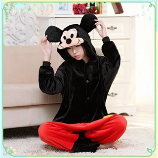 Kigurumi Mouse Onesie ชุดนอนคอสเพลย์ มาสคอต น่ารัก สําหรับผู้หญิง ผู้ใหญ่