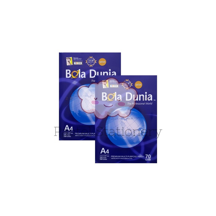 A4 HVS Paper 70gr Globe - A4 World Ball 70gr