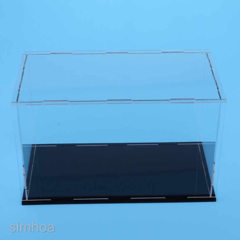 Clear Acrylic Display Case Box Organizer Stand Dustproof Protection Showcase Xcoo Shopee Thailand