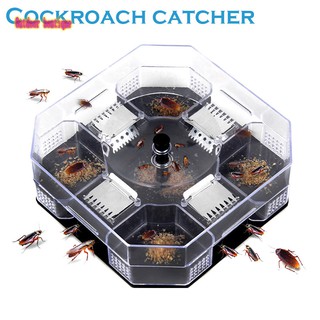 TH☀ Reusable Cockroach Trap Efficient Roach Cockroach Trap Killer Catcher Box Physical Capture