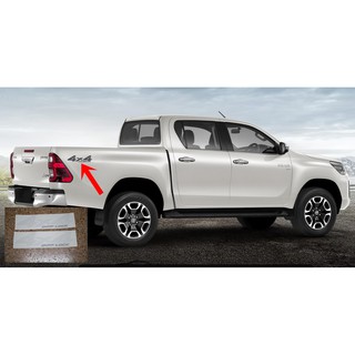 1คู่สีเทาสติ๊กเกอร์ 4X4 DIFF LOCK สำหรับ Toyota Hilux Revo Prerunner