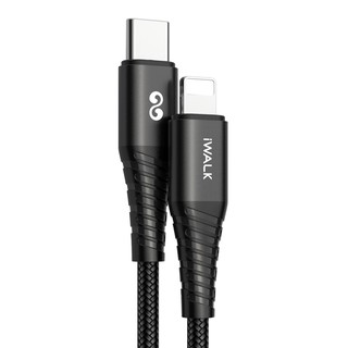 iWALK Twister PD สายชาร์จแบบ USB-C to Lightning ใช้สำหรับ iPhone13,12,11,X,8