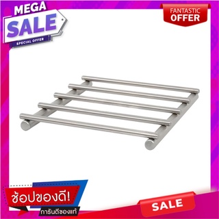 ที่รองของร้อนสเตนเลส KECH PANEL 19x18 ซม. อุปกรณ์จัดเก็บในครัวอื่นๆ STAINLESS STEEL TRIVET KECH PANEL 19X18CM