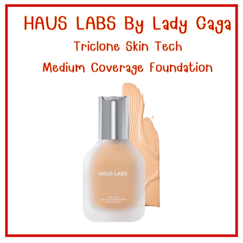 🇺🇸Preorder🇺🇸 Haus Labs By Lady Gaga Triclone Skin Tech Medium Coverage Foundation แท้100%