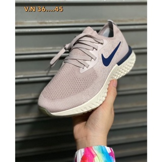 อุปกรณ์ครบ โค้ดร้านลดได้อีก Nike Epic React Flyknit 2 Running shoe รองเท้าสายวิ่ง รองเท้ากีฬา ของผู้หญิง&amp;ผู้ชาย