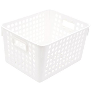 ตะกร้าใส่ของเหลี่ยม CSP 1259 สีขาว ตะกร้าใส่ของในครัว KITCHEN BASKET SQUARE CSP 1259 WHITE