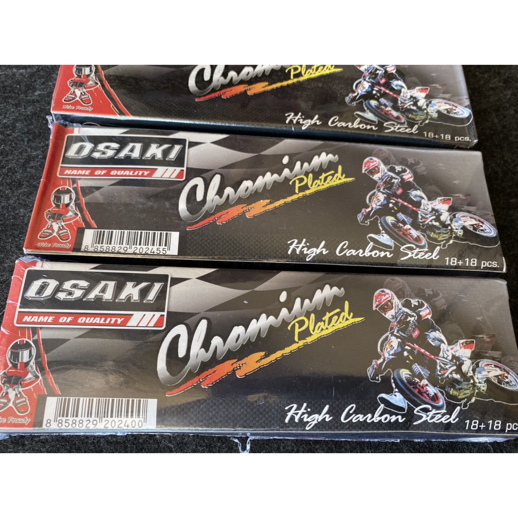 ซี่ลวดโอซากิ ชุบโครเมียม OSAKI เบอร์ 9 ล้อขอบ 17 แท้100%