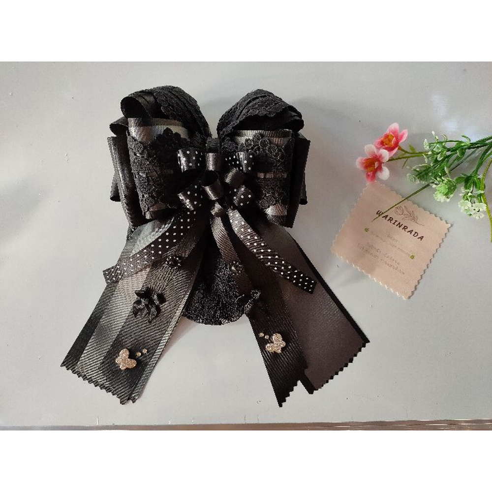 เน็ตติดผม โบว์ 5 ชั้น รุ่น Warin-Rada