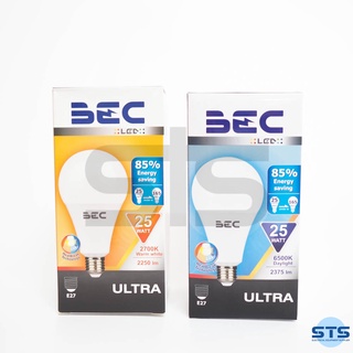 หลอดไฟ LED Bulb รุ่น Ultra 25W แสง Day Light (6500K)/Warm Light (2700K) ยี่ห้อ BEC