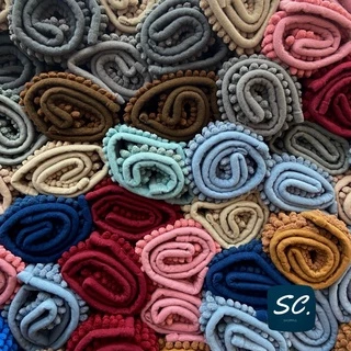 พรมเช็ดเท้าตัวหนอนเล็ก นุ่มพิเศษ ซับน้ำ แห้งไว 40x60 CM. By Cotton House