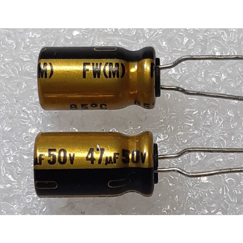 Nichicon FW 47uf 50v capacitor ตัวเก็บประจุ คาปาซิเตอร์ | Shopee Thailand