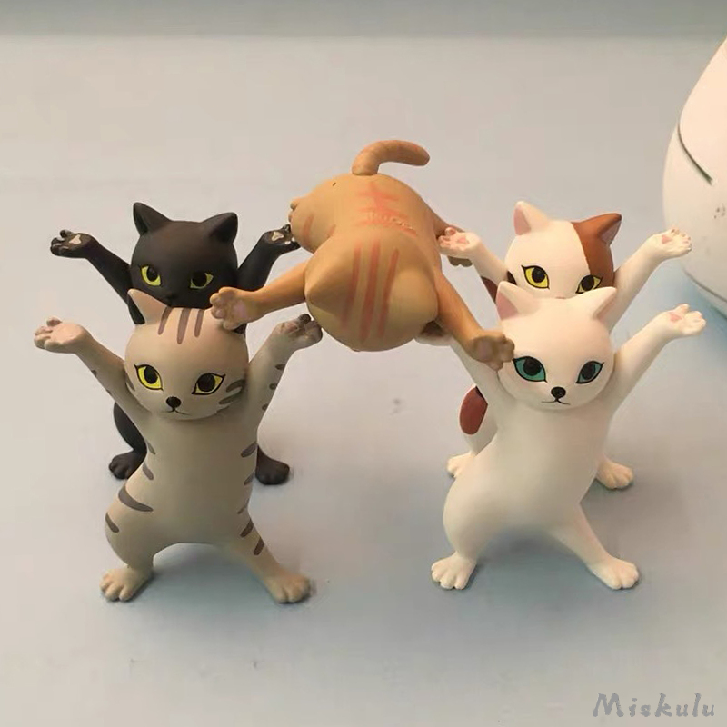 5ชิ้น Cat Bracket Memorial Christmas Tree Home อุปกรณ์ของขวัญสําหรับตก ...