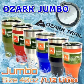 Ozark Trail Tumbler Jumbo  40 Oz แก้วเก็บเก็บอุณหภูมิ ใส่เครื่องดื่มได้ทั้งร้อนและเย็น เก็บได้ยาวนาน 8-10 ชม.