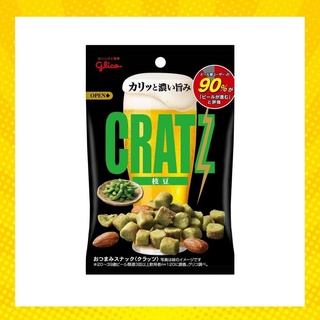 ขนมญี่ปุ่นถั่วอบกรอบ glico Cratz edamame 42 g