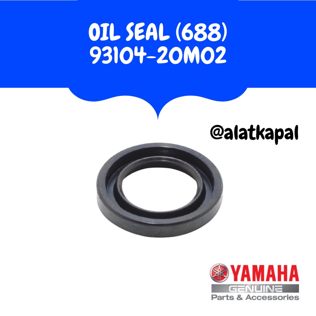 ซีลน้ํามันเครื่อง 688 93104-20M02 สําหรับ YAMAHA 85PK เครื่องยนต์นอกบอร์ด 2 จังหวะ