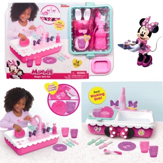 พร้อมส่ง ชุดอ่างล้างจานเด็กเสมือนจริง Minnie Mouse Magic Sink Set ลิขสิทธิ์แท้จาก Disney Store USA 🇺🇸 ราคา 1690 บาท