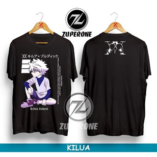 เสื้อวินเทจชาย - YZ☫✁❁ Killua Zoldyck อะนิเมะเสื้อยืด / เสื้อ Gon Kilua / เสื้อยืด Distro / เสื้อย