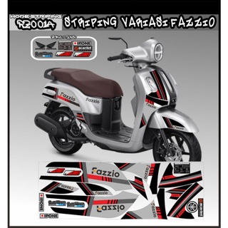 สติกเกอร์ลอกลาย สําหรับ Yamaha fazzio 2022 Variation list body fazzio 125