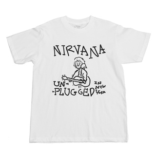 แฟชั่นคลาสสิกNirvana Nirvana เสื้อยืดแขนสั้น ผ้าฝ้าย ลายวงร็อค gunsnroses สไตล์พังก์ พังก์ เรียบง่าย สีดํา และสีขาวS-5XL