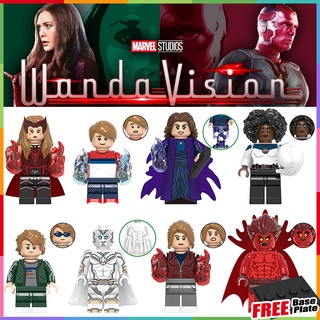 ฟิกเกอร์ Scarlet Witch Bily Agatha Harkness Monica Rambeau Tommy Marvel Mephisto ขนาดเล็ก XH0309