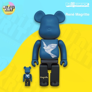 BE@RBRICK René Magritte Loiseau de ciel 1965/La belle societe 1965 100％ &amp; 400％ ของแท้พร้อมส่ง [ผ่อนนาน 10 เดือน]