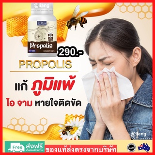 NBL Propolis ลดภูมิแพ้ ป้องกันหวัด แก้ไอจาม ไอเรื้งรัง หอบหืด เสริมสร้างภูมิคุ้มกัน ลดสิว สิวอักเสบ ต้านแบคทีเรีย ส่งฟรี