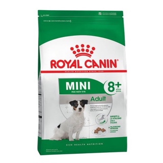 Royal Canin Mini Adult 8+ อาหารสุนัข สำหรับสุนัขสูงอายุ 8 ปีขึ้นไป ชนิดเม็ด ขนาด 2 กก.