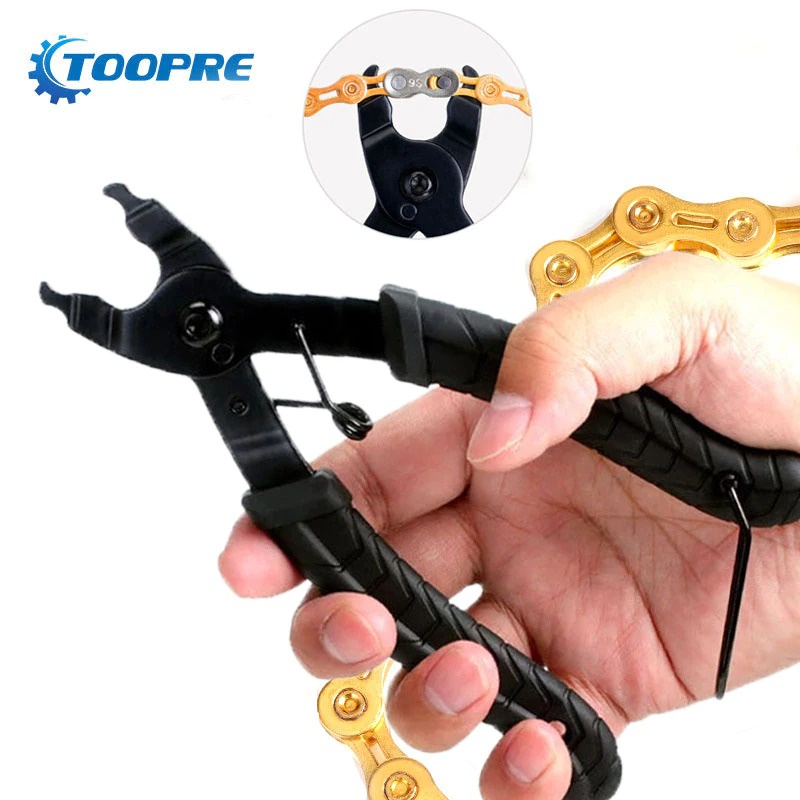 TOOPRE คีม/เครื่องมือถอดและใส่ ข้อต่อโซ่จักรยาน ชนิดปลดเร็ว(สีดำ)