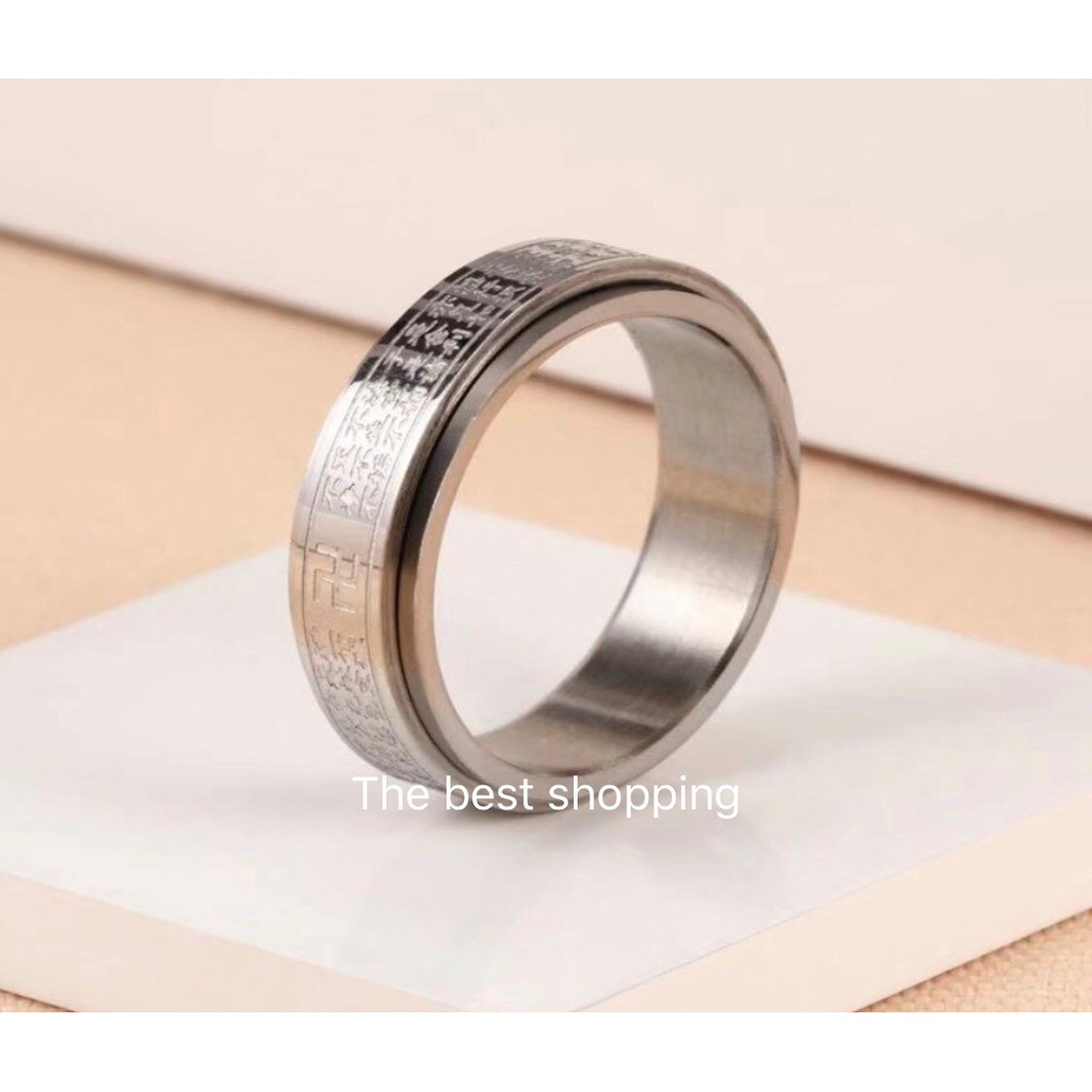 แหวนทอง แหวนแฟชั่น แหวนหทัยสูตรของแท้ที่นี่ผ่านการปลูกเสก(001-เงิน)แหวนหฤทัยสูตร แหวนหัวใจพระสูตร แหวนัมภีร์พระสูตร แหวน