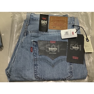 Levi’s 501 (ลีวายส์ 501) กางเกงขาสั้น สียีนส์ ของใหม่ ป้ายไทย ป้ายห้อย เอว 33