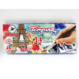 Taweemitr สีน้ำ 14 สี ตราม้า