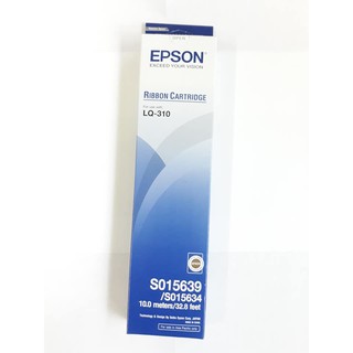 LQ310 ตลับผ้าหมึกดอทฯ Epson S015639 ใช้กับปริ้นเตอร์ดอทเมตริกซ์ Epson LQ-310 ความยาว 10 เมตร