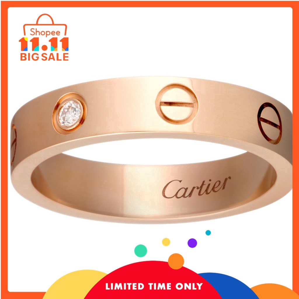 Love WEDDING BAND Ring พร้อมแหวนคู่แหวนคลาสสิคเพชร