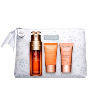 เซ็ต Clarins Double Serum &amp; Extra Firming Collection 3 Items + Bag