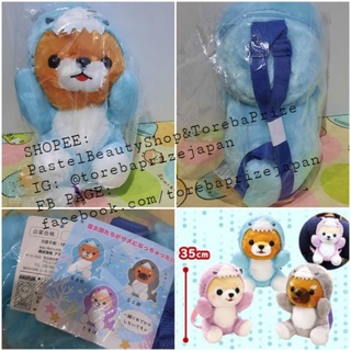 พร้อมส่ง✅[TOREBA][🇯🇵นำเข้าจากญี่ปุ่น🇯🇵]เป้ตุ๊กตา น้องหมา มาเมะชิบะ Amuse : Mameshiba Brothers-Soft Shark Plushy Backpack