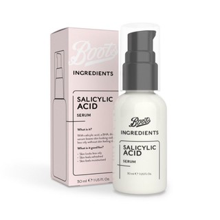 Boots Salicylic acid,AHA serum,Glycolic acid toner เซรั่มควบคุมความมัน-กระชับรูขุมขน - ผลัดเซลล์ผิว