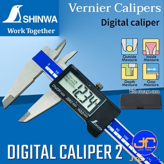 Shinwa เวอร์เนีย คาลิปเปอร์2 ดิจิตอล - Digital Vernier Caliper2