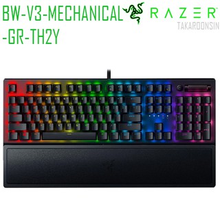 คีย์บอร์ดเกมมิ่ง RAZER BLACKWIDOW V3 MECHANICAL (GREEN SWITCH)