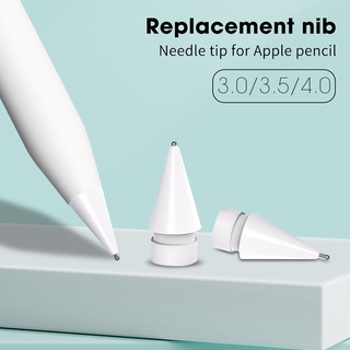 ปลายดินสอโลหะ ทนทาน แบบเปลี่ยน สําหรับ Apple Pencil 1st 2nd Generation