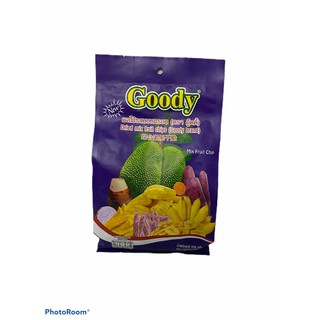 ผลไม้รวมอบกรอบ กู๊ดดี้ Dried mix Fruit Chips Goody Brand 230g ขนาดแพคใหญ่ XL 1 แพค/บรรจุ 230g ราคาพิเศษ สินค้าพร้อมส่ง