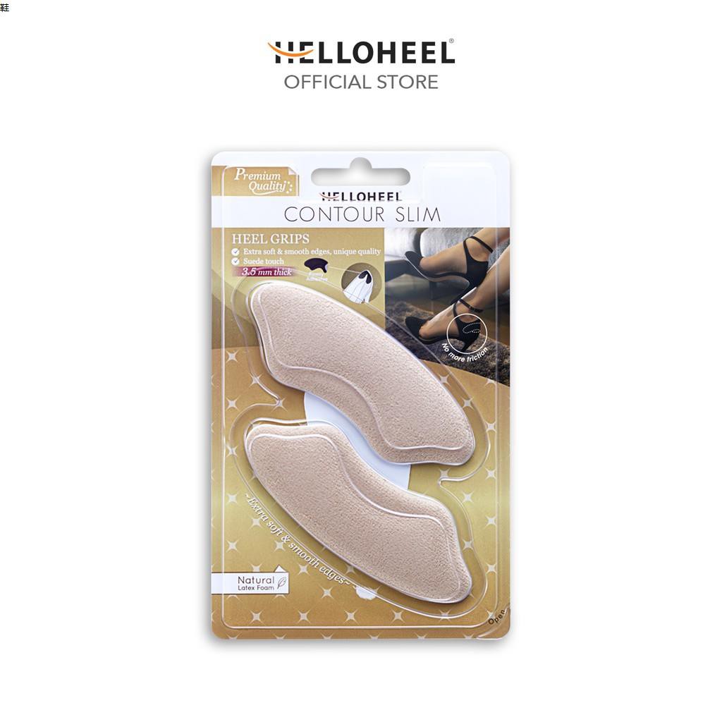 Helloheel แผ่นป้องกันรองเท้ากัด นุ่มพิเศษ Contour Slim Heel Grips