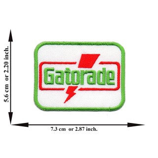 ตัดรีด ตัวรีดติดเสื้อ อาร์มปัก ติดเสื้อปัก ปักเสื้อ DIYลาย GATORADE