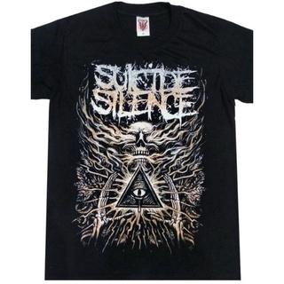 เสื้อยืด พิมพ์ลาย Suicide SILENCE 4 band deathcore metal band สําหรับผู้ชายS-5XL