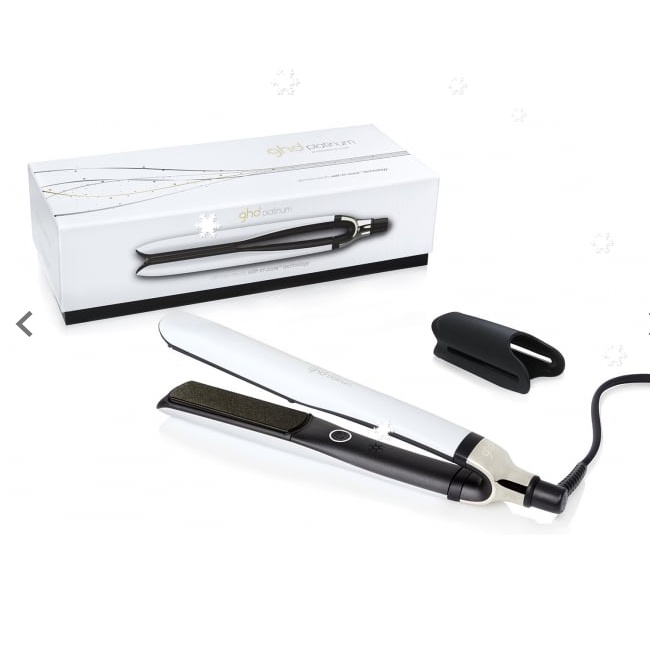 เครื่องยืด/ม้วนผม GHD จีเอชดี platinum Plus (สีขาว) ของเเท้ลงทะเบียนได้(ประกัน หมด July 2024)  ส่งขอ