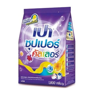 เปา ซุปเปอร์ Pao [ซอฟท์, ไวท์, คัลเลอร์] ถุง 1800กรัม ผงซักฟอก