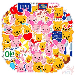 50Pcs/Set ❉ Disney Cartoon：Pooh Bear Series 06 Q Baby Styles สติ๊กเกอร์ ❉ DIY Fashion Mixed Waterproof Doodle Decals สติ๊กเกอร์