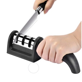 ที่ลับมีด 3 ช่อง  Multifunctional hand-held diamond three stage sharpening tool