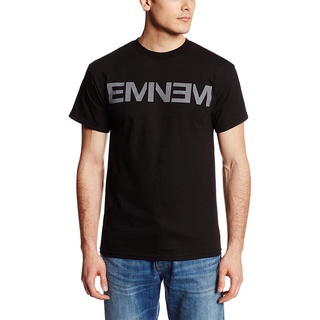 【🔥🔥】100%cotton เสื้อยืดผู้ชาย Bravado Mens Eminem Logo T-Shirt Black men เสื้อ ยืด ผู้ชาย คอกลม โอเวอร์ ไซส์