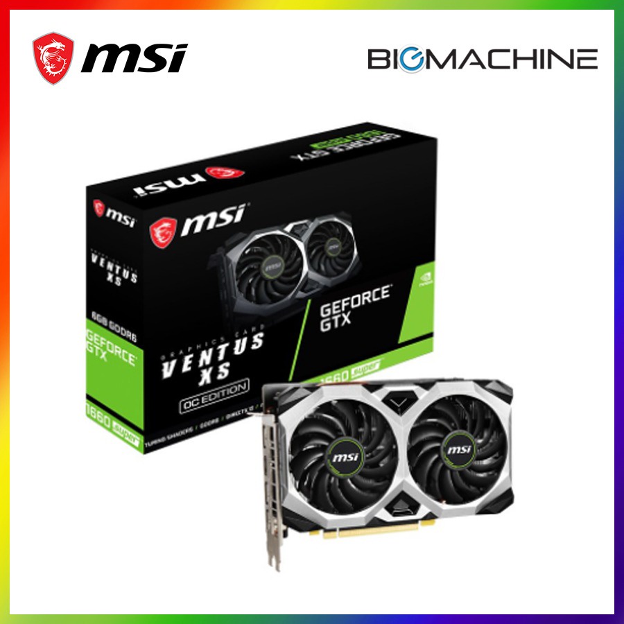 MSI GT1030 | GTX1050TI | GTX1650 VENTUS XS OC | GTX1650 | GTX1660 SUPER VENTUS XS OC กราฟิกการ์ด
